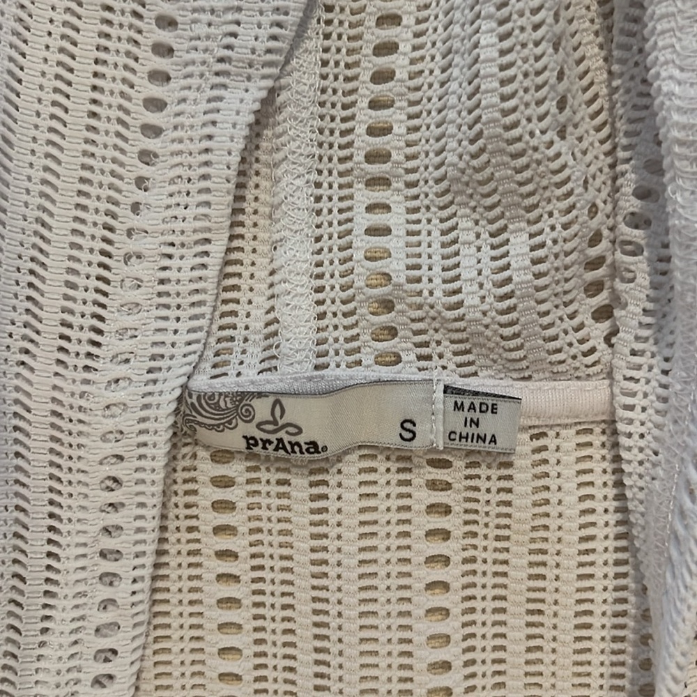 PrAna TWO BEACH TUNIC Small Women's Cover Up Hooded with Pockets - Picture 9 of 9